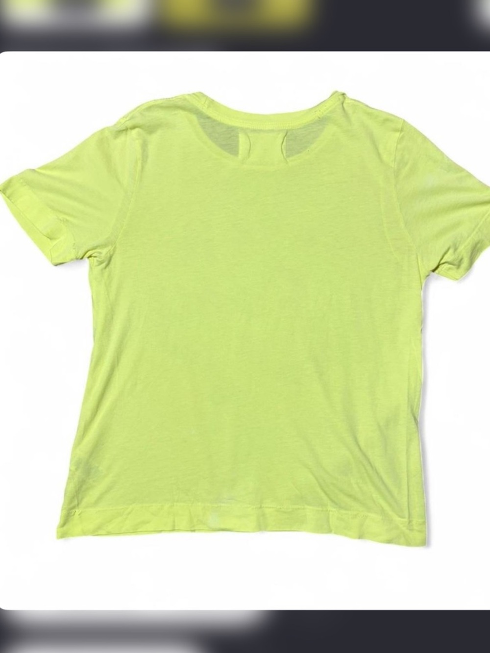 Sol Angeles x Anthropologie “Take It Easy” Neon Yellow Graphic Tee Size XS - Picture 3 of 5